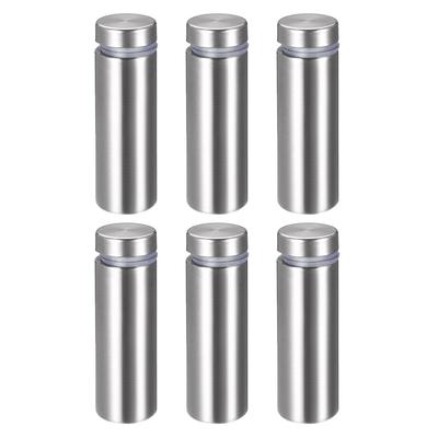 Glass Standoff Mount Stainless Steel Wall Standoff 16 x 52mm 6Pcs - 16mm x 52mm (6 Pack)