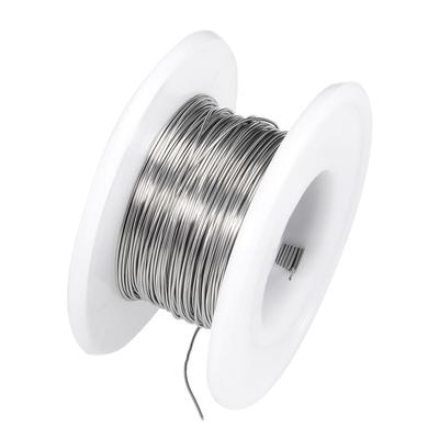 10M 0.35mm Nichrome Resistance Resistor Wire for Heating Elements,1 roll - Silver Tone - 0.35mm/0.014" Dia