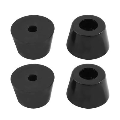 4pcs Rubber Feet Bumper Speaker Cabinet Leg Pads, D25x19xH15mm