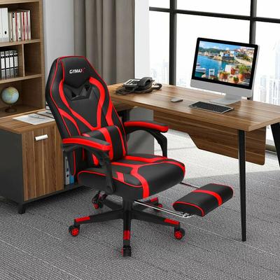 Gymax Massage Gaming Chair Racing Recliner Computer Desk Chair - See Details