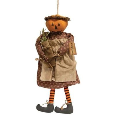 Autumn Pumpkin Doll - 18" high by 6" wide