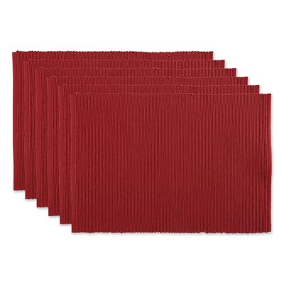 Textured Ribbed Cotton Dining Table Placemats - 19