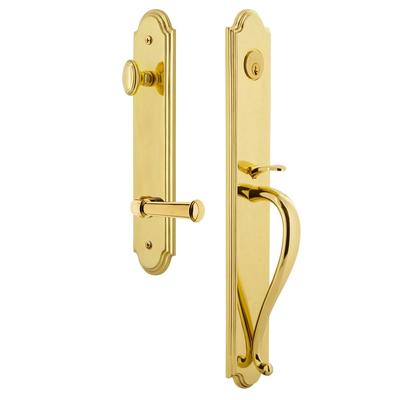 Grandeur Arc Solid Brass Rose Right Handed Dummy Full Plate 'S' Grip