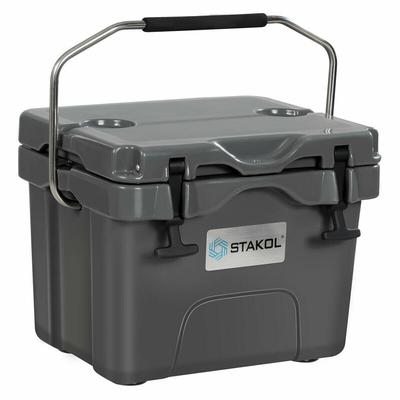 16 Quart Portable Ice Cooler with 24 Cans - 18