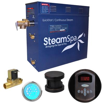 SteamSpa Indulgence 7.5 KW QuickStart Acu-Steam Bath Generator Package