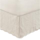 Greenland Home Fashions Paisley Quilted 18-inch Drop Bed Skirt