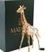 Matashi Home Decorative Showpiece 24K Gold Plated Crystal Studded Gold Giraffe Ornament