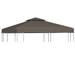 vidaXL Gazebo Cover Outdoor Canopy Top Replacement Sunshade Patio Shelter - 9.8' x 9.8'