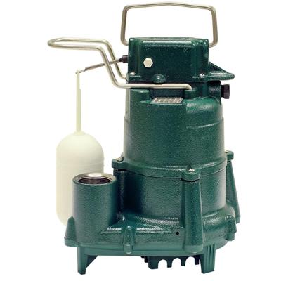 Zoeller Flow-Mate 1/2 HP Automatic Submersible Effluent Pump - Natural