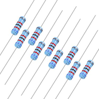 30pcs Metal Film Resistors 62K Ohm 2W 1%Tolerances 5 Color Bands. - Muti-Color