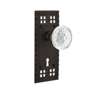 Nostalgic Warehouse Vintage Crystal Meadows Single Dummy Door Knob