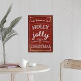 "Holly Jolly Christmas" Canvas Wall Art