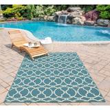 Momeni Baja Moroccan Tile Grey Indoor/Outdoor Area Rug - 1'8" x 3'7"