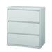 8000 Series 36" Wide 3-Drawer Lateral File Cabinet, Light Gray