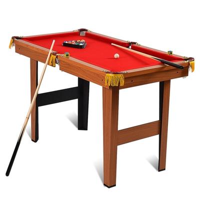 48" Mini Table Top Pool Table Game Billiard Set - 48" x 26" x 30" (L x W x H)