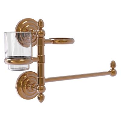 Allied Brass Que New Collection Hair Dryer Holder and Organizer