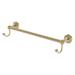 Allied Brass Sag Harbor Collection 18 Inch Towel Bar with Integrated Hooks