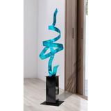 Statements2000 Metal Sculpture Yard Sculpture Indoor Outdoor Garden Statue by Jon Allen - Perfect Moment - 48" x 17" x 14"