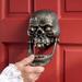 Design Toscano Knock-Jaw Skull Authentic Foundry Iron Door Knocker: Large