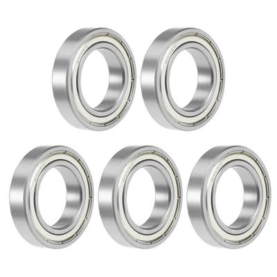 6905ZZ Deep Groove Ball Bearing 25x42x9mm Double Shielded Chrome Bearings 5pcs - 5 Pack - 6905ZZ (25*42*9)