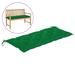 vidaXL Garden Bench Cushion Green 47.2"x19.7"x2.8" Oxford Fabric - 47.2x19.7"x2.8"