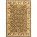 Oriental Ziegler Khalilah Green Ivory Hand-Knotted Wool Rug- ''' x ''' - 5'0'' x 6'8''