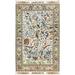 Animal Pictorial Wool/ Silk Tabriz Persian Foyer Area Rug Hand-knotted - 4'7" x 7'1"