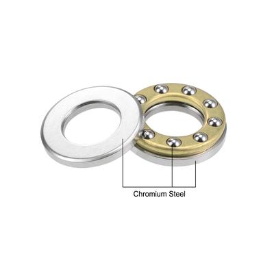 F6-14M Miniature Thrust Ball Bearing 6x14x5mm Chrome Steel with Washer 2Pcs - 6mmx14mmx5mm