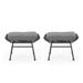 Montana Outdoor Modern Boho Wicker Ottoman (Set of 2) by Christopher Knight Home