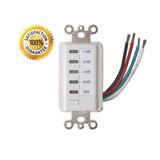 Bathroom Fan Auto Shut Off 1-2-4-8 Hour Outlet - Countdown Electrical Wall Switch Timer, White Plug in Outlets (1 Pack)