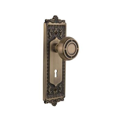 Nostalgic Warehouse Vintage Mission Solid Brass Vintage Skeleton Key