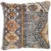 Akiba Southwestern Medium Gray Feather Down or Poly Filled Throw Pillow 18-inch