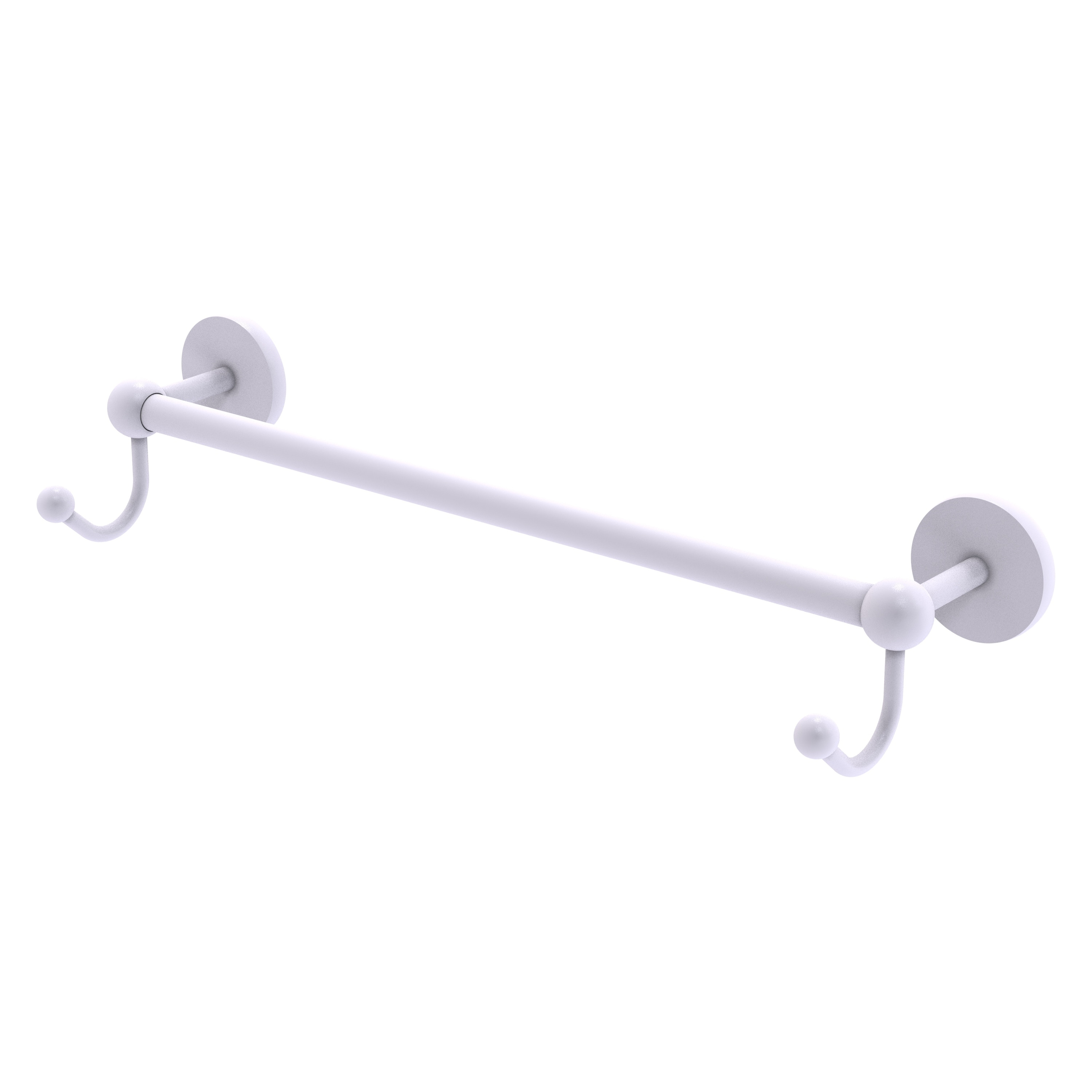 Allied Brass Prestige Skyline Collection 18 Inch Towel Bar with Integrated Hooks
