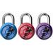 Master Lock 1533TRI Mini Combination Padlock, 1-9/16" - Black