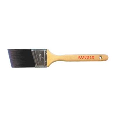 Proform C2.0AS Angle Cut PBT Blend Paint Brush, Black Bristle, 2"