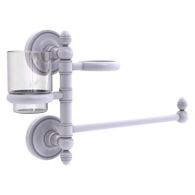 Allied Brass Prestige Regal Collection Hair Dryer Holder and Organizer