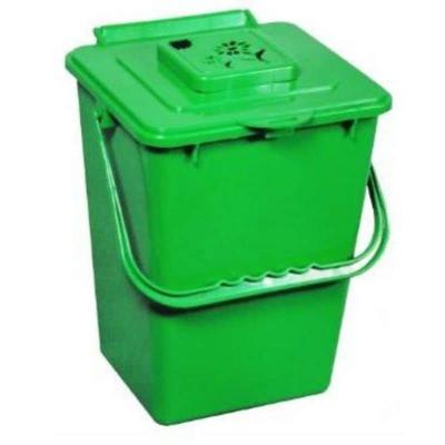 2.4 Gallon Kitchen Composter Compost Waste Collector Bin - 8.5 x 9 x 11 inches