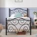 Queen Size Bed Frame with Headboard,No Box Spring Needed