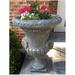 Set of 2 Limestone Finished Outdoor Decorative Urn Planters 37"