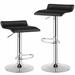 Gymax Set of 2 Swivel Bar Stool PU Leather Adjustable Kitchen Counter - See Details