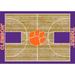 Imperial Clemson Tigers 5'4" x 7'8" Courtside Rug