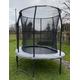 7ft x 10ft JumpKing Oval Professional Trampoline with Safety Enclosure, Net, Ladder and Anchor Kit