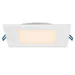 Lotus LED Lights Super Thin LED 6 Inch Square Recessed Trim - LL6S-30K-WH