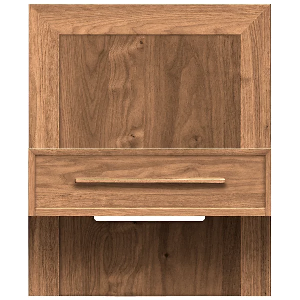 Copeland Furniture Moduluxe 29-Inch Box Nightstand for Platform Bed