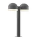 SONNEMAN Lighting REALS LED Double Dome Cap Bollard - 7306.DC.FW.74-WL