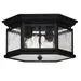 Hinkley Edgewater Outdoor Flushmount Light - 1683BK