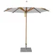 Bambrella Levante Round Bamboo Umbrella - 3.0m R-L-R