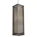 UltraLights Clarus Square Mini Pendant Light with Diffuser - 14314-CL-SS-OA-03