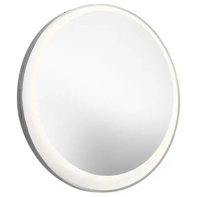 Elan Lighting Offset Round LED Lighted Mirror