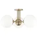 Mitzi Stella Semi Flushmount Light - H105603-AGB